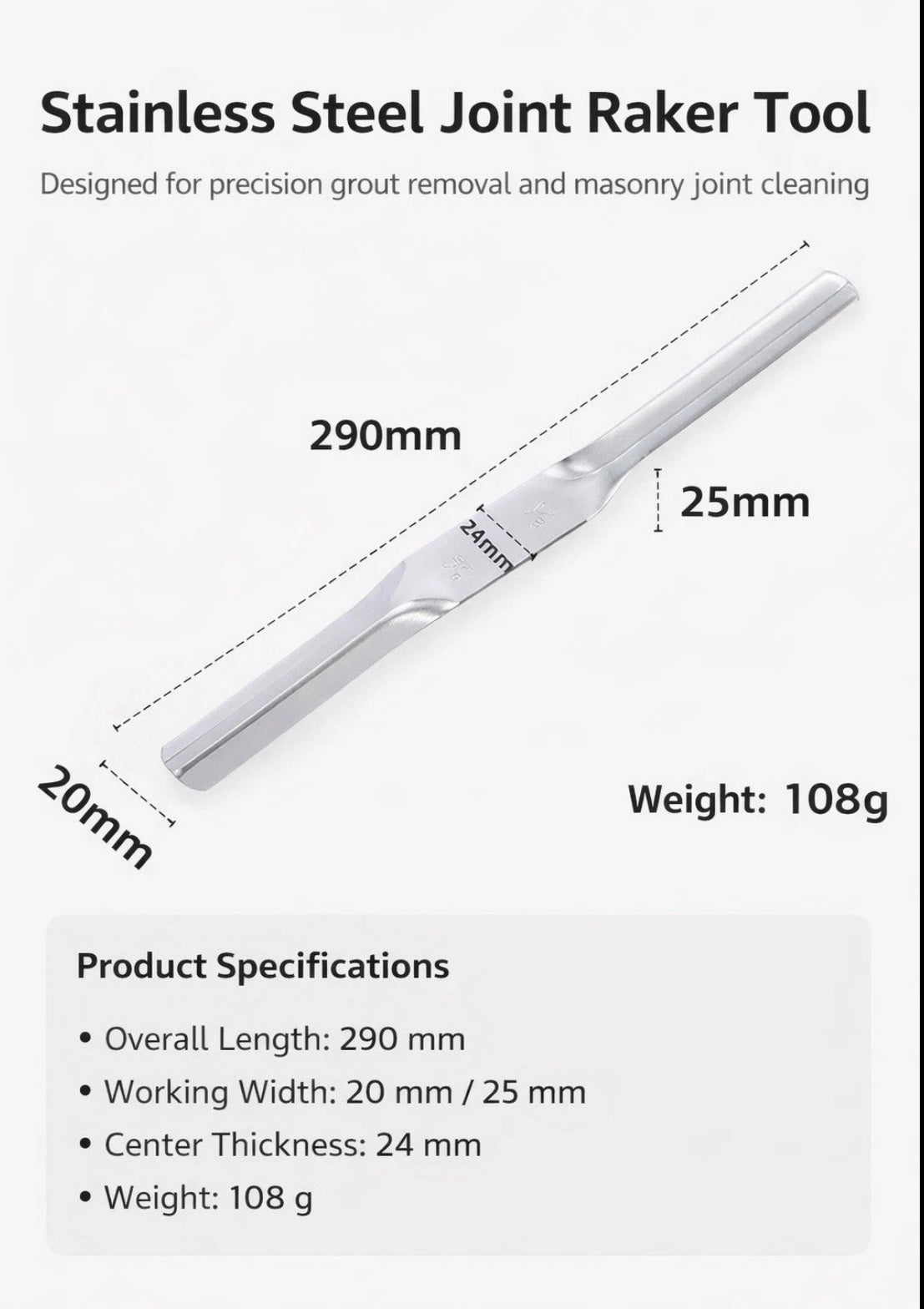 2x Plastering Trowel Tool Drywall Stainless Steel Wall Corner Plastering Tool